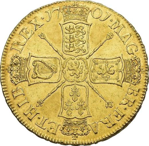 Reverse Five guineas 1701 "Second laureate bust" - Gold Coin Value - United Kingdom, William III