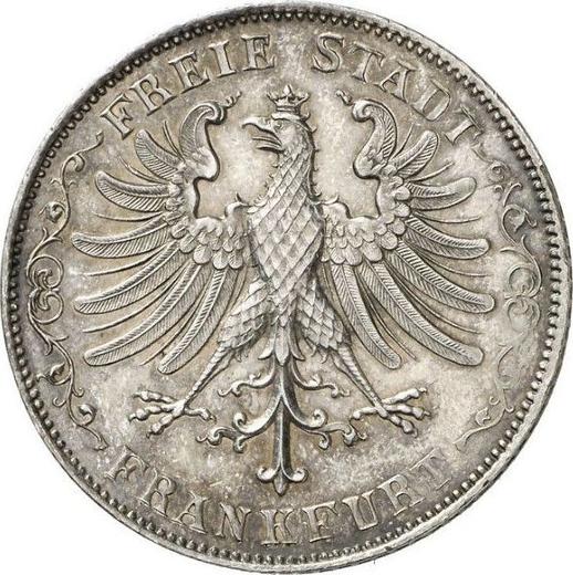 Obverse Gulden 1844 - Silver Coin Value - Frankfurt am Main, Free City