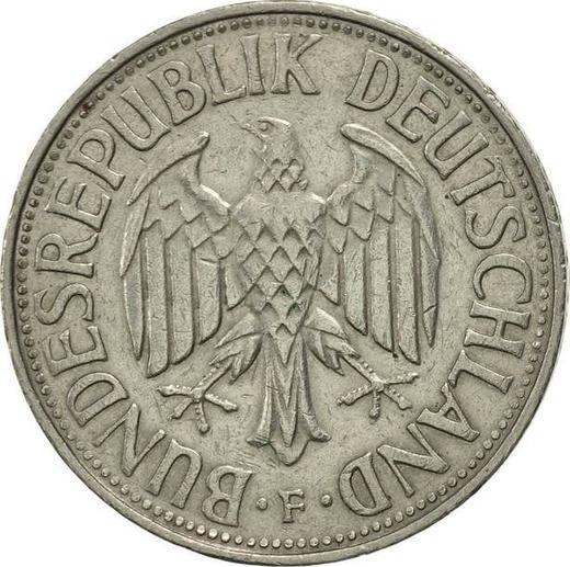Reverse 1 Mark 1969 F - Coin Value - Germany, FRG