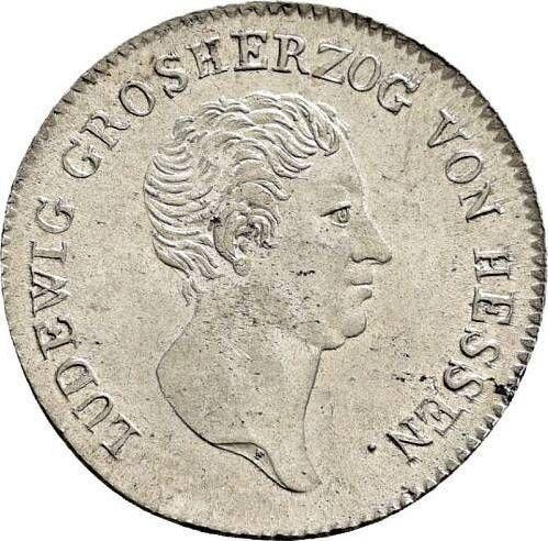 Avers 20 Kreuzer 1809 R. F. - Silbermünze Wert - Hessen-Darmstadt, Ludwig I