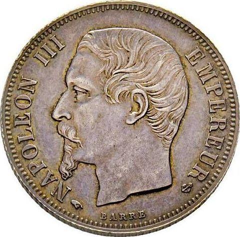 Obverse 1 Franc 1856 A "Type 1853-1863" - Silver Coin Value - France, Napoleon III