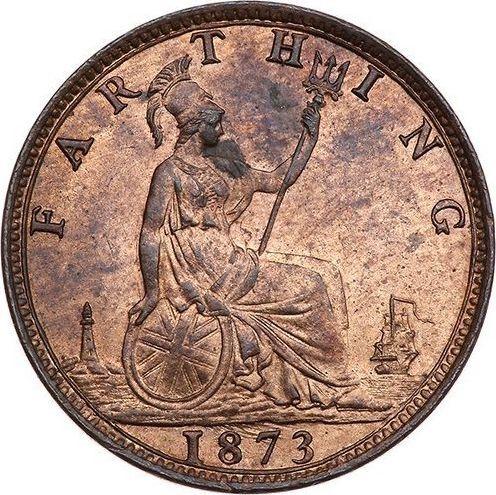 Reverse Farthing 1873 -  Coin Value - United Kingdom, Victoria