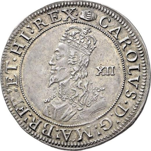 Obverse Shilling no date (1625-1642) "Fifth portrait type" - Silver Coin Value - United Kingdom, Charles I