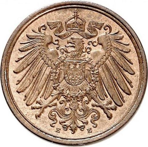 Revers 1 Pfennig 1901 E "Typ 1890-1916" - Münze Wert - Deutschland, Deutsches Kaiserreich
