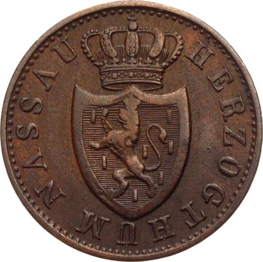 Obverse Kreuzer 1834 -  Coin Value - Nassau, William