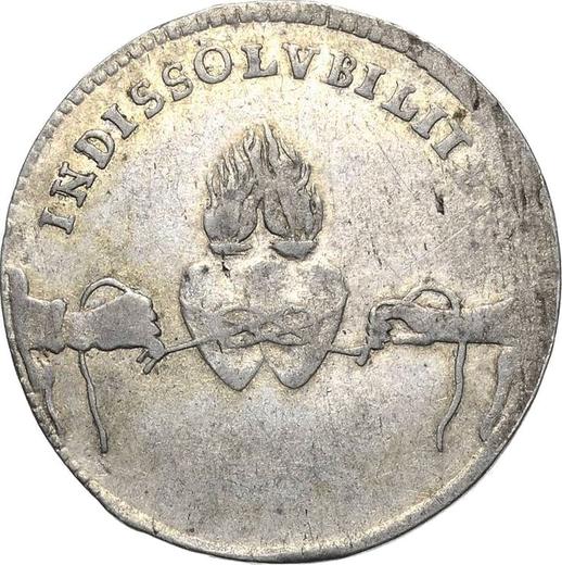 Anverso 2 Groszy (Dwugrosz) 1719 IGS "Boda" - valor de la moneda de plata - Polonia, Augusto II