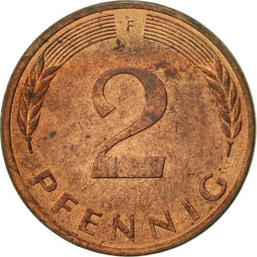 Avers 2 Pfennig 1980 F - Münze Wert - Deutschland, BRD