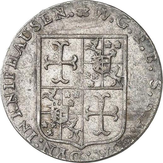 Anverso 9 grote 1807 - valor de la moneda de plata - Kniphausen y Varel, Guillermo Gustavo Federico