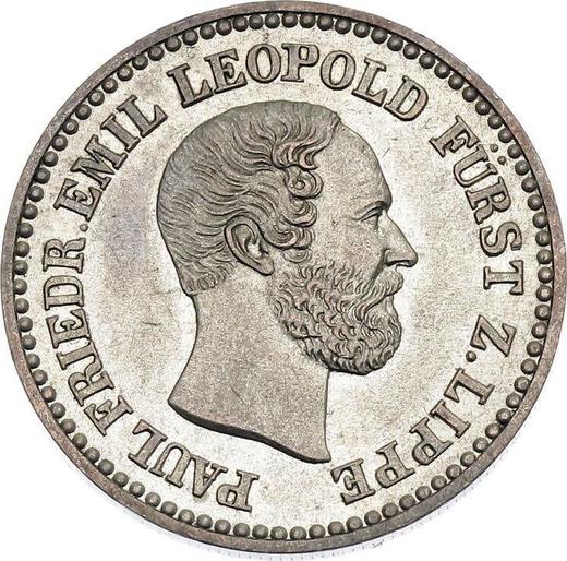 Obverse Silber Groschen 1860 A - Silver Coin Value - Lippe, Paul Friedrich Emil Leopold III