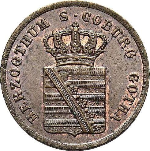 Obverse 1 1/2 pfennig 1834 -  Coin Value - Saxe-Coburg and Gotha, Ernest I
