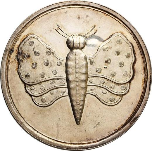 Reverse 32 Groschen no date (1709) "Butterfly" - Silver Coin Value - Poland, Augustus II