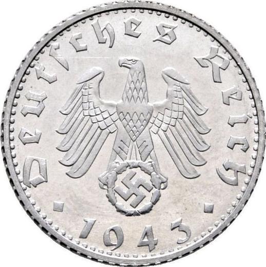 Reverse 50 Reichspfennig 1943 B "Type 1939-1944" -  Coin Value - Germany, Third Reich