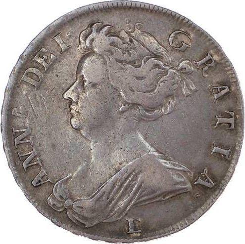 Obverse Halfcrown 1709 E - Silver Coin Value - United Kingdom, Anne