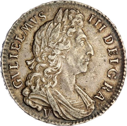 Obverse Halfcrown 1697 y "Large Shields" - Silver Coin Value - United Kingdom, William III