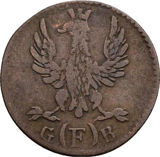 Obverse 1 Heller 1815 F G.B. -  Coin Value - Frankfurt am Main, Free City