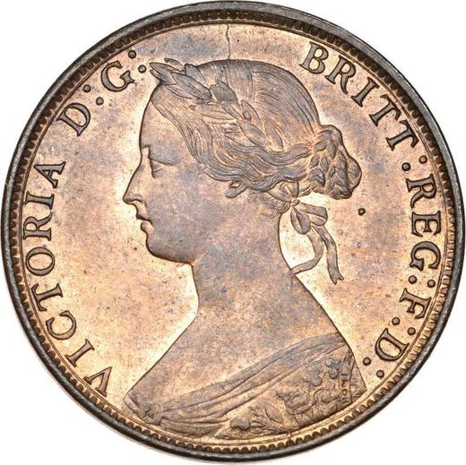 Obverse Halfpenny 1870 - Coin Value - United Kingdom, Victoria