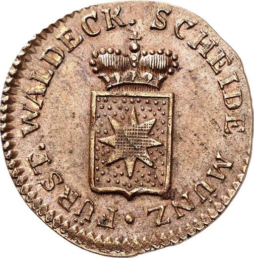 Obverse 1 Pfennig 1817 W "Type 1816-1817" -  Coin Value - Waldeck-Pyrmont, George Heinrich