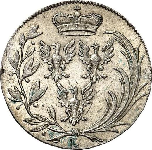 Avers 6 Kreuzer 1805 L - Silbermünze Wert - Leningen, Karl Friedrich Wilhelm