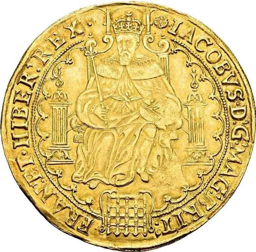 Obverse Rose Ryal no date (1604-1619) "Second coinage" - Gold Coin Value - United Kingdom, James I
