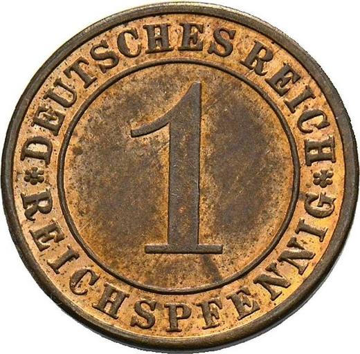 Obverse 1 Reichspfennig 1931 E - Coin Value - Germany, Weimar Republic