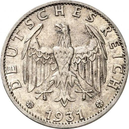 Obverse 3 Reichsmark 1931 J - Silver Coin Value - Germany, Weimar Republic