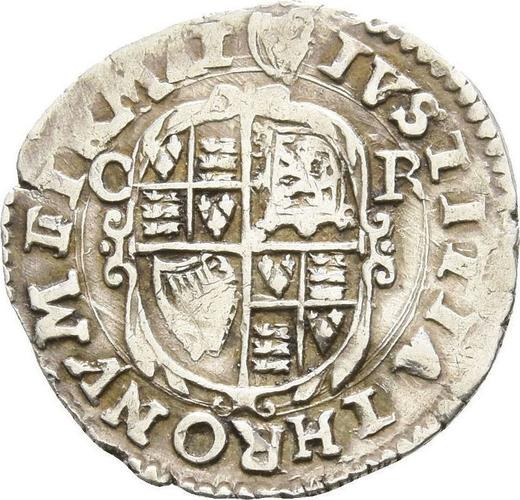 Rewers monety - 2 pensy (1/2 Groat) bez daty (1625-1642) "Czwarty typ portretu" Bez konturu "CR" podzielone tarczą - cena srebrnej monety - Wielka Brytania, Karl I