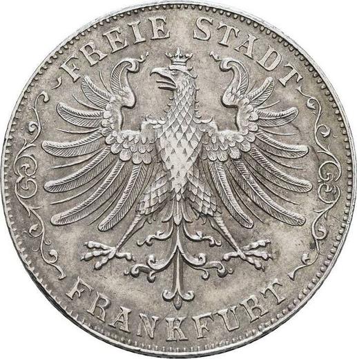 Obverse Gulden 1848 - Silver Coin Value - Frankfurt am Main, Free City