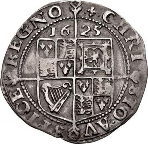 Reverse Sixpence 1625 "First draped bust" - Silver Coin Value - United Kingdom, Charles I