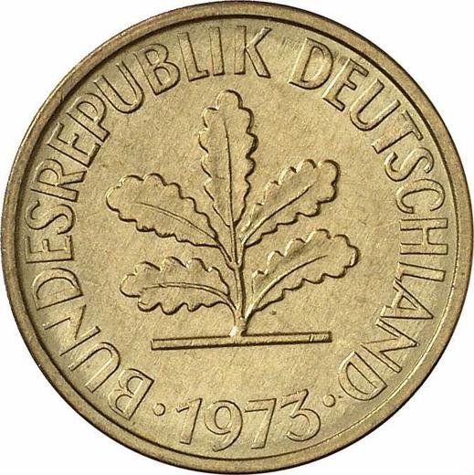 Reverse 5 Pfennig 1973 D - Coin Value - Germany, FRG