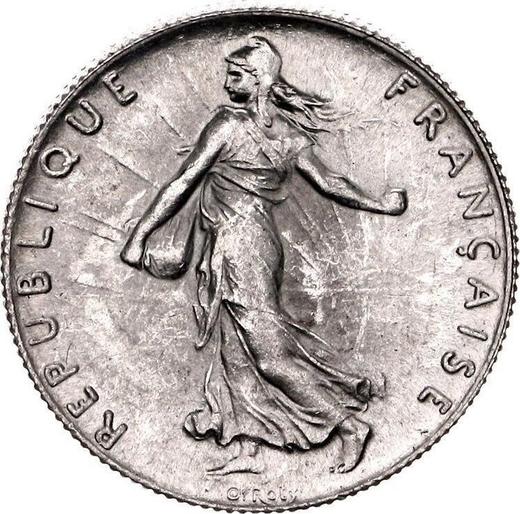 Avers 50 Centime 1915 "Sämann" - Silbermünze Wert - Frankreich, Dritte Republik