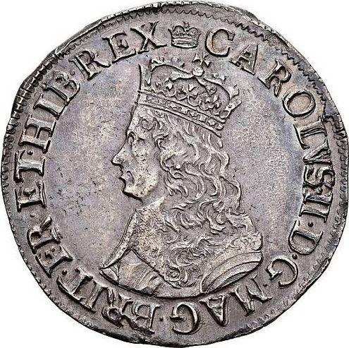 Obverse Shilling no date (1660-1662) "First coinage" - Silver Coin Value - United Kingdom, Charles II