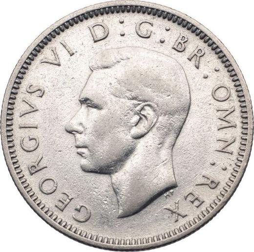Obverse Shilling 1946 "Type 1937-1946" - Silver Coin Value - United Kingdom, George VI