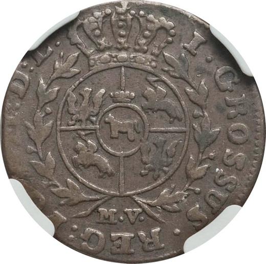 Reverse 1 Grosz 1795 MV -  Coin Value - Poland, Stanislaus II Augustus