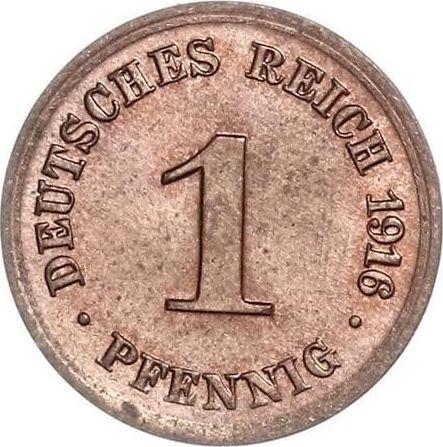 Obverse 1 Pfennig 1916 D "Type 1890-1916" - Coin Value - Germany, German Empire