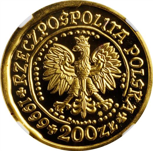 Avers 200 Zlotych 1999 MW NR "Seeadler" - Goldmünze Wert - Polen, III Republik Polen nach Stückelung