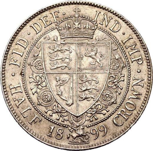 Reverse Halfcrown 1899 TB - Silver Coin Value - United Kingdom, Victoria