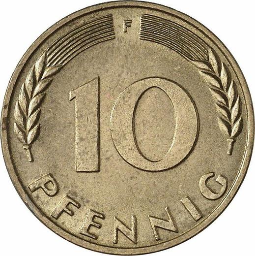 Obverse 10 Pfennig 1967 F - Coin Value - Germany, FRG