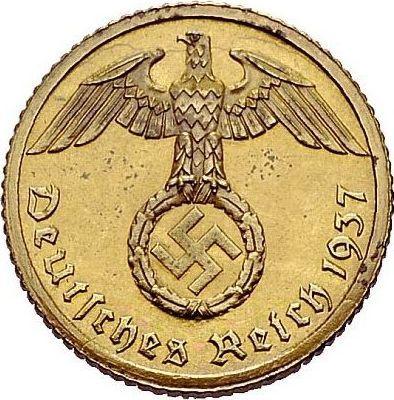 Revers 5 Reichspfennig 1937 F "Typ 1936-1939" - Münze Wert - Deutschland, Drittes Reich
