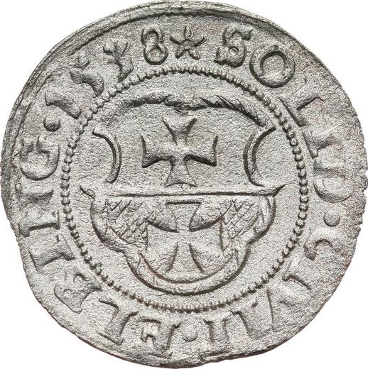 Obverse Schilling (Szelag) 1538 "Elbing" - Silver Coin Value - Poland, Sigismund I the Old