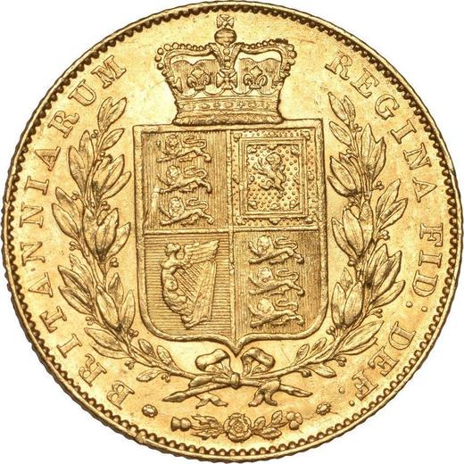 Revers Sovereign 1842 WW "Wappen" - Goldmünze Wert - Großbritannien, Victoria