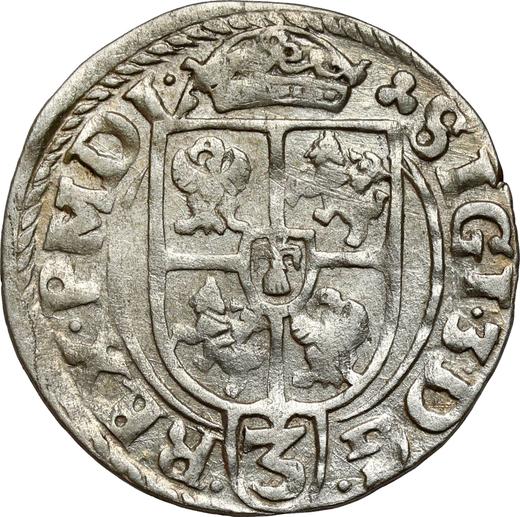 Reverse Pultorak 1614 "Bydgoszcz Mint" Date "1614" in the legend - Silver Coin Value - Poland, Sigismund III Vasa