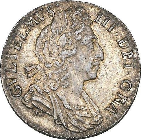 Obverse Sixpence 1697 "Third laureate bust" Large crowns - Silver Coin Value - United Kingdom, William III