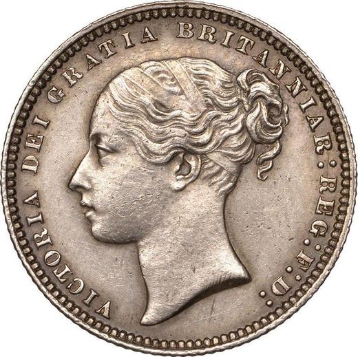 Obverse Shilling 1874 - Silver Coin Value - United Kingdom, Victoria