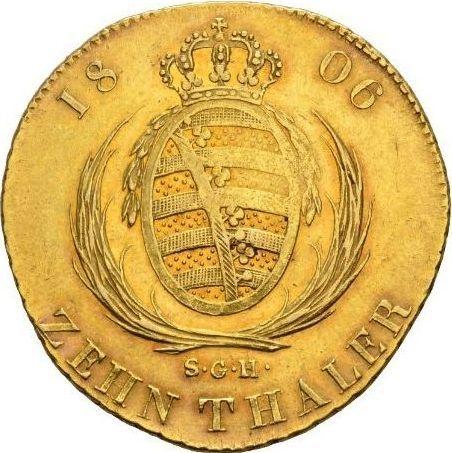Revers 10 Taler 1806 S.G.H. - Goldmünze Wert - Sachsen-Albertinische, Friedrich August I