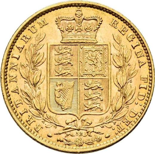 Reverse Sovereign 1874 WW "Shield" - Gold Coin Value - United Kingdom, Victoria