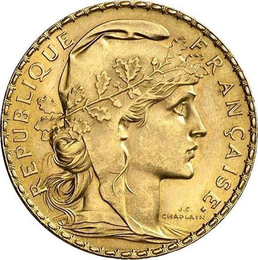 Obverse 20 Francs 1913 "Type 1907-1914" - Gold Coin Value - France, Third Republic