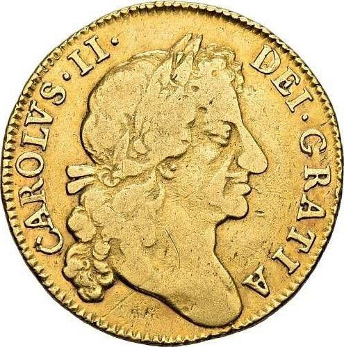 Obverse Guinea 1678 "Fourth laureate bust" - Gold Coin Value - United Kingdom, Charles II