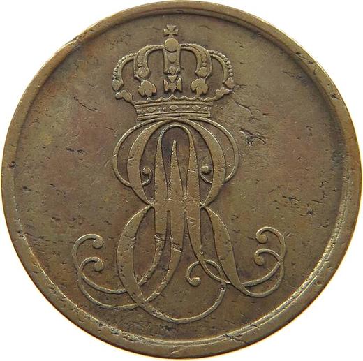 Obverse 2 Pfennig 1846 A "Type 1845-1851" - Coin Value - Hanover, Ernest Augustus