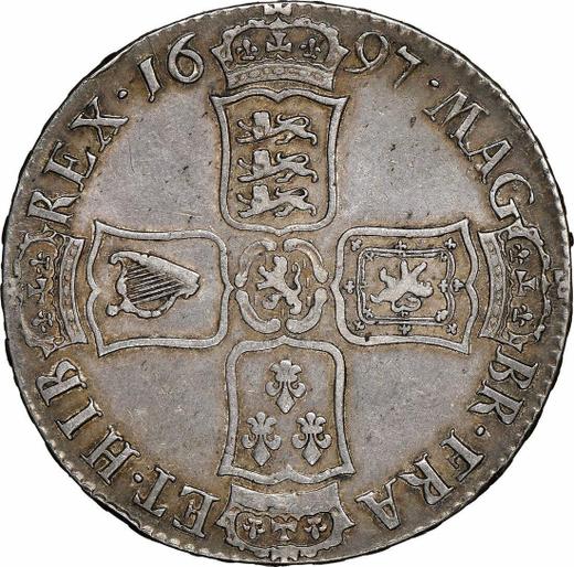 Reverse Crown 1697 - Silver Coin Value - United Kingdom, William III