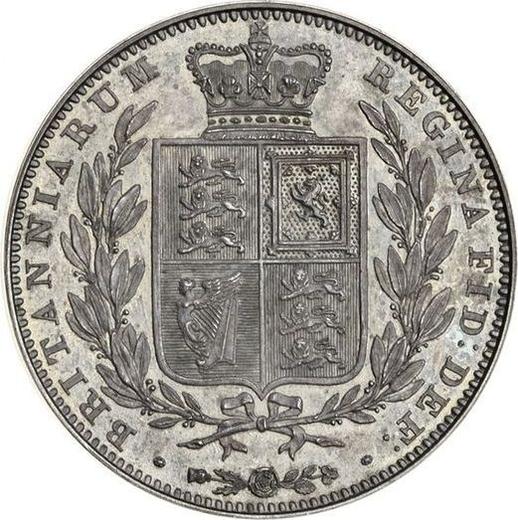Reverse Halfcrown 1862 - Silver Coin Value - United Kingdom, Victoria